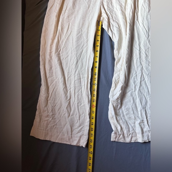 H&M Cream Sweatpants Romper Jumpsuit Relaxed Fit Joggers Size XXL - Picture 6 of 7